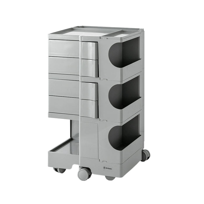 Artiss Storage Trolley Bedside Table 5 Tier Cart Boby Replica Grey