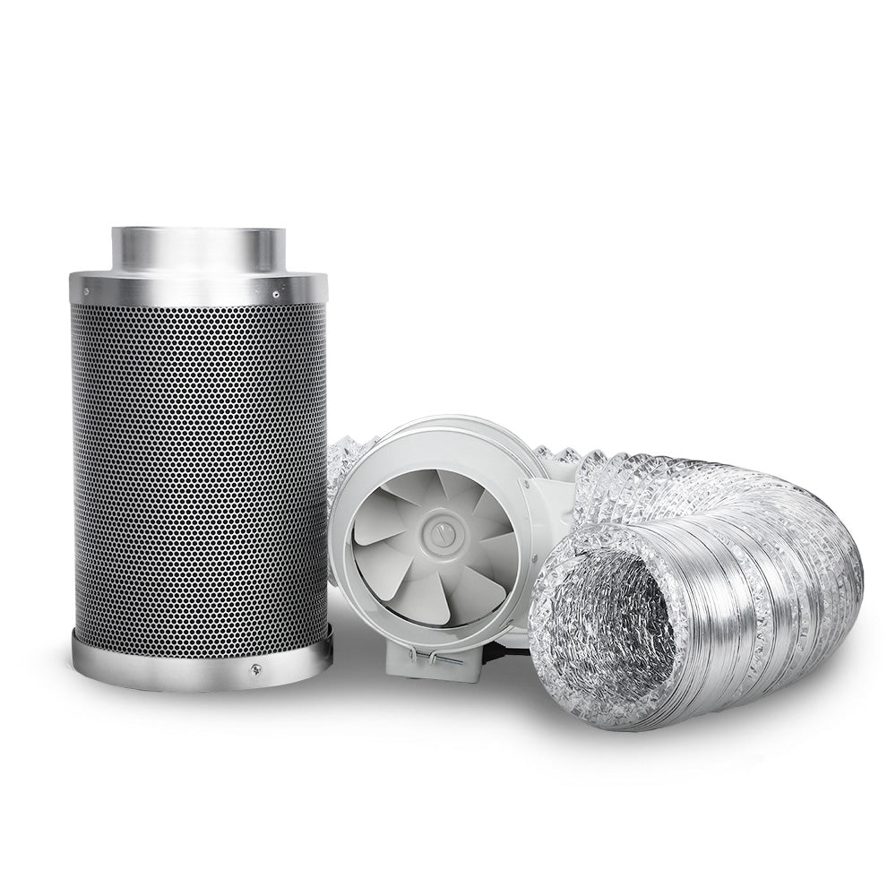 Greenfingers 6"Ventilation Kit Fan Grow Tent Kit Carbon Filter Duct Speed Controlled,Greenfingers 6"Ventilation Kit Fan Grow Tent Carbon Filter Duct Speed