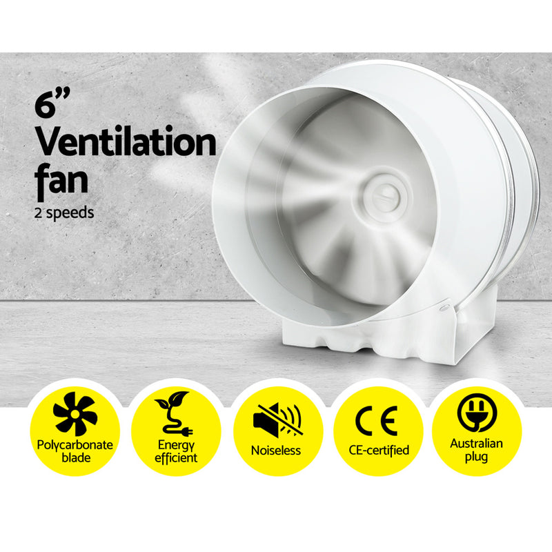 Greenfingers 6"Ventilation Kit Fan Grow Tent Kit Carbon Filter Duct Speed Controlled,Greenfingers 6"Ventilation Kit Fan Grow Tent Carbon Filter Duct Speed