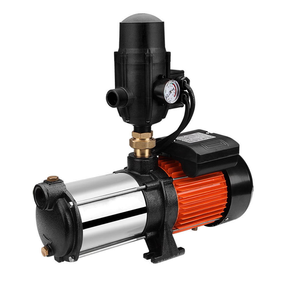 Giantz 1800W Max 5-Stage Garden Water Pump High Pressure Irrigation Booster Pump, Automatic Multi-Stage External Sprinkler Pump for Rainwater Tank Transfer