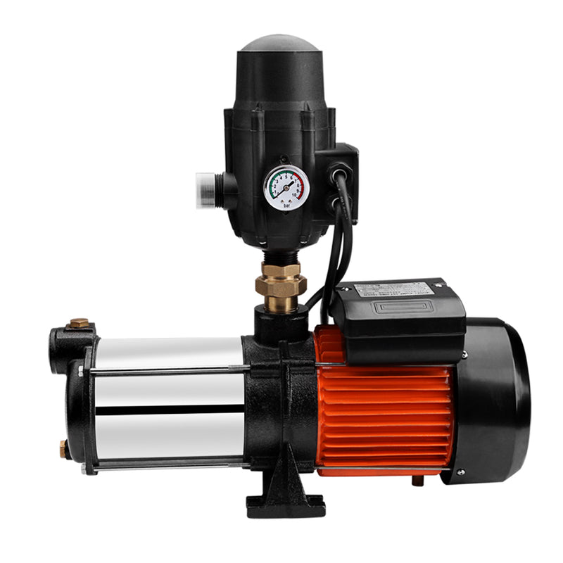 Giantz 1800W Max 5-Stage Garden Water Pump High Pressure Irrigation Booster Pump, Automatic Multi-Stage External Sprinkler Pump for Rainwater Tank Transfer
