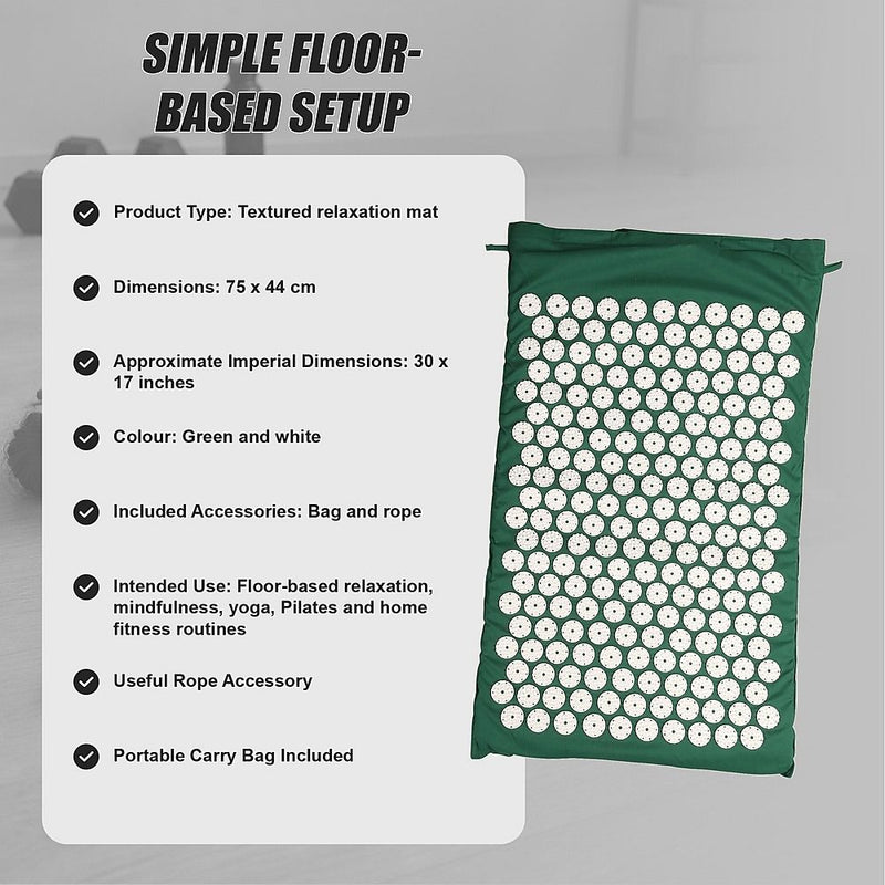 Acupressure Yoga Health Fitness Mat - Kung Fu Pilates Acupuncture