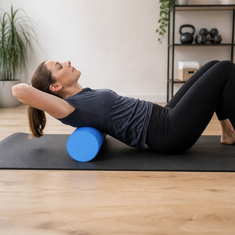 45 x 15cm Physio Yoga Pilates Foam Roller