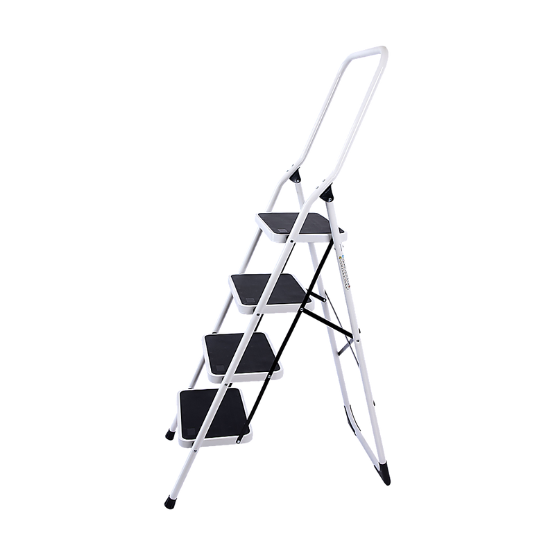 Foldable Non Slip 4 Step Steel Ladder
