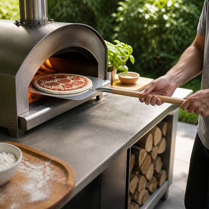 Profesional Pizza Oven Peel Paddle 90cm Wood Handle