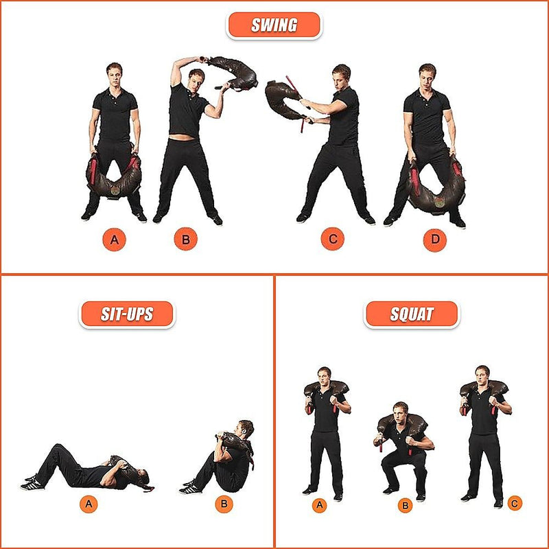 12kg Bulgarian Workout Power Bag for CrossFit Fitness Strength Training and MMA