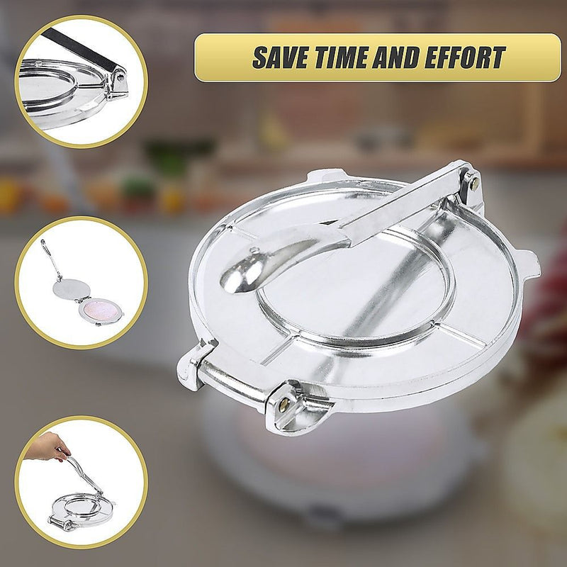 20cm Tortilla Press Flat Bread Maker Taco Roti Chapati Health Food Pastry