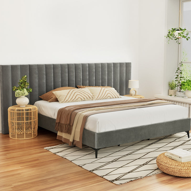 Artiss LOTT King Bed Frame – Grey