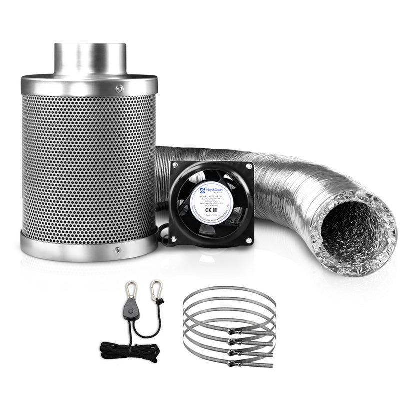 Green Fingers 4"Ventilation Kit Fan Hydroponics Grow Tent Kit Carbon Filter Duct,Green Fingers 4"Ventilation Kit Fan Hydroponics Grow Tent Kit Carbon Filter