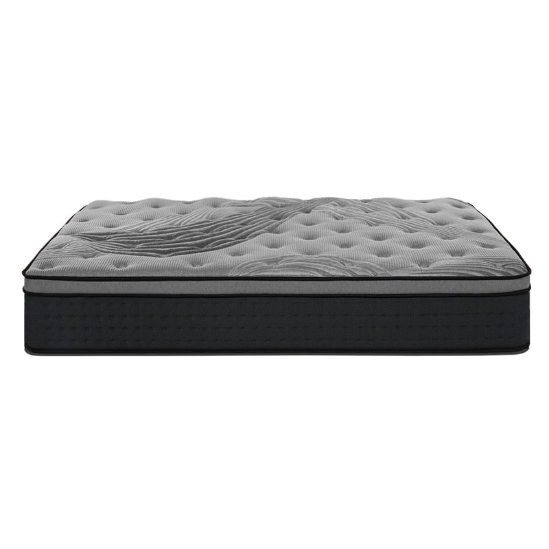 Giselle Bedding Single Mattress 34cm 7-Zone Bamboo Charcoal Fabric with Pocket Spring
