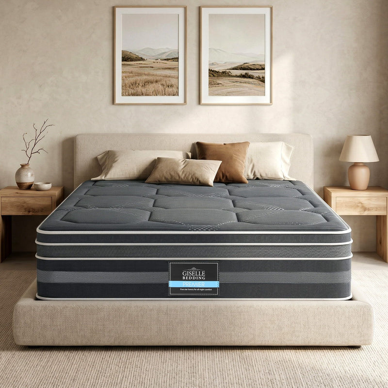 Giselle Mattress 35 cm Hybrid Pocket Spring Euro Top King