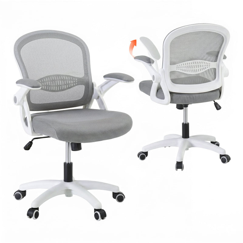 Artiss Galene Office Chair – Grey and white