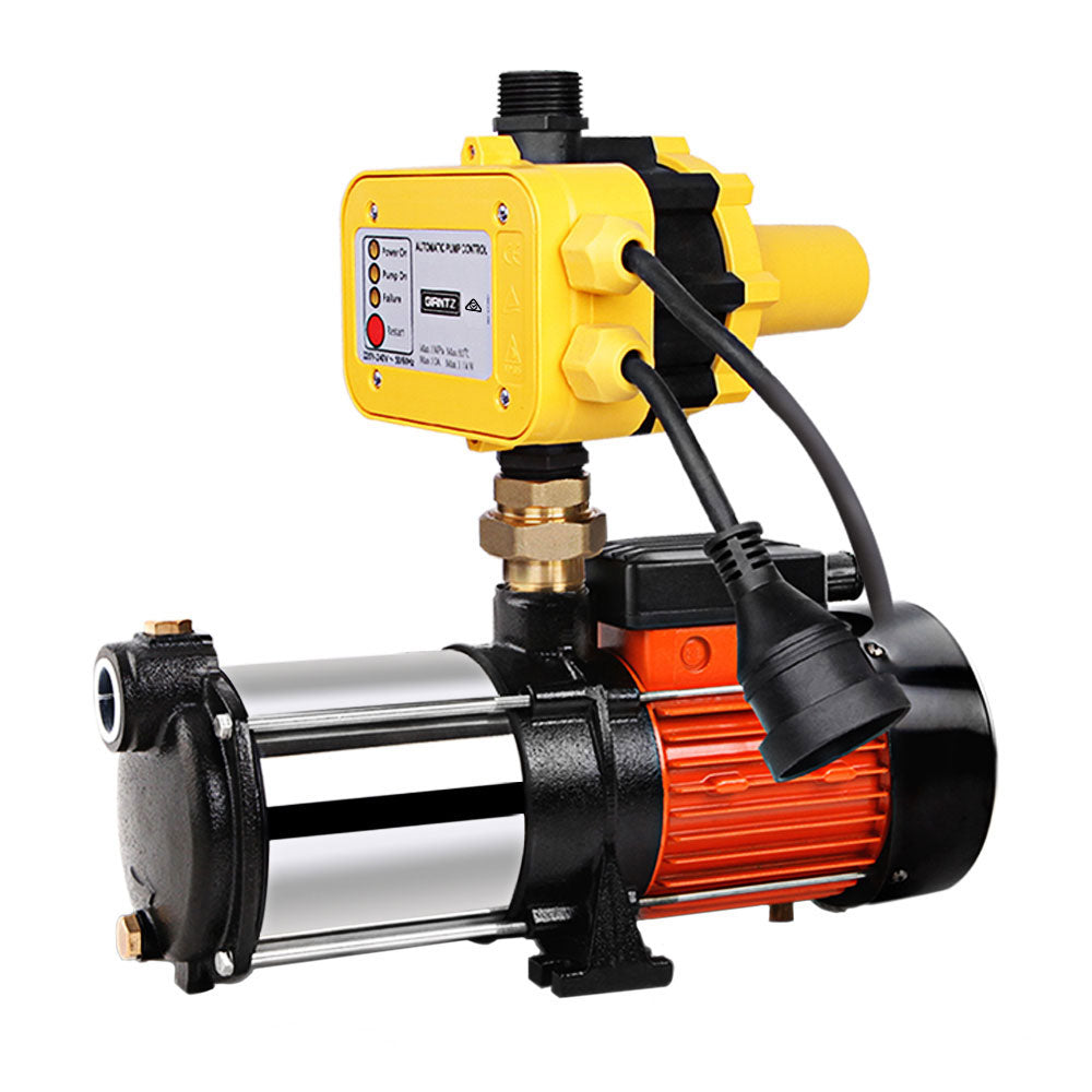 Giantz 1800W Max 5-Stage Garden Water Pump High Pressure Irrigation Booster Pump, Automatic Multi-Stage External Sprinkler Pump for Rainwater Tank Transfer