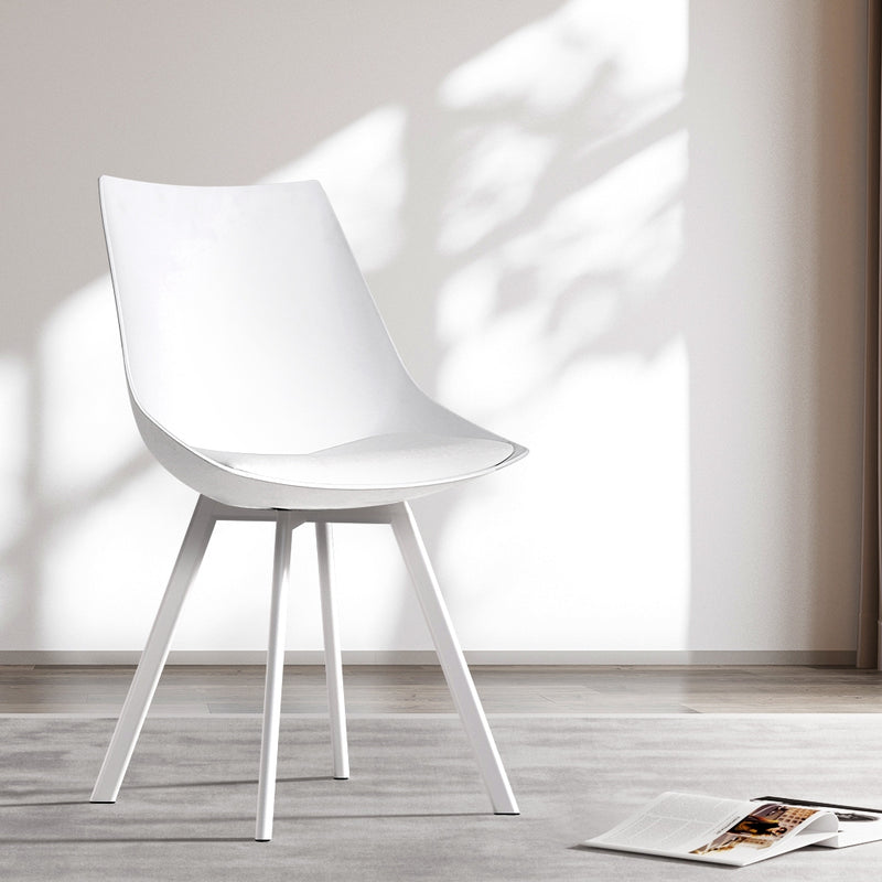 Artiss Lylette Dining Chair, Set of 2 – White