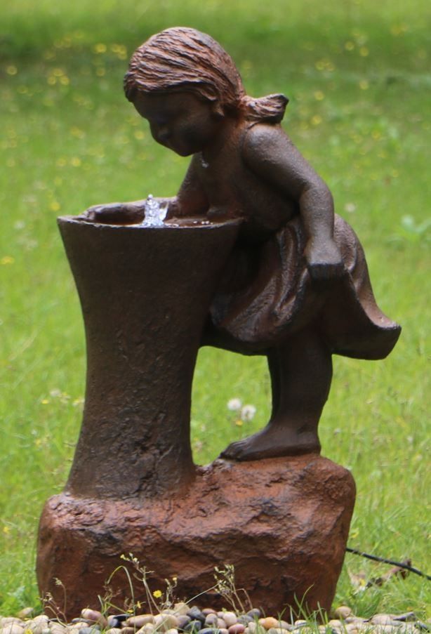 Girl at Water Fountain