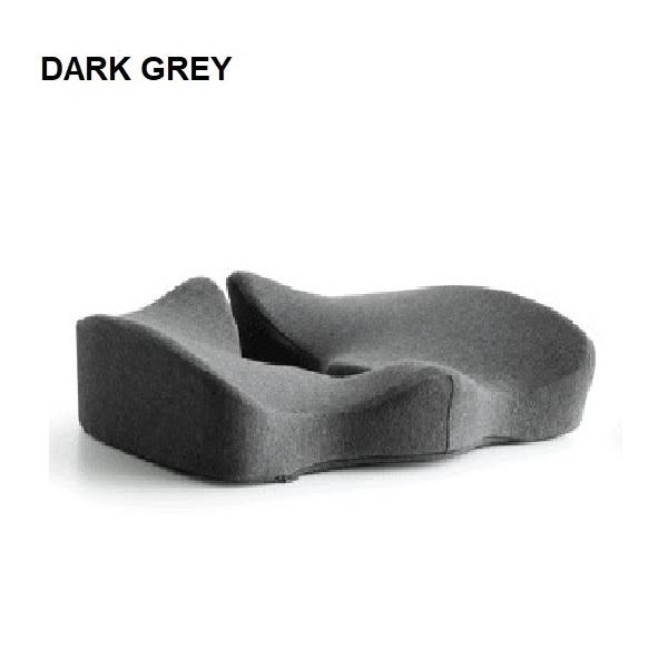 Memory Foam Seat Cushion Coccyx Chair Pillow Office Dark Grey