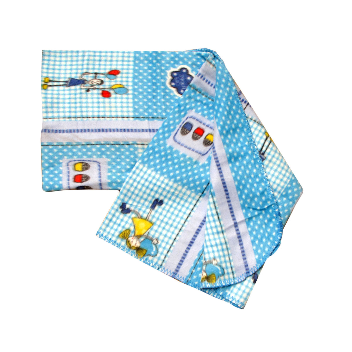 Assorted Extra Large Print Polar Fleece Throw Rug 150 × 200 cm Happy Girls