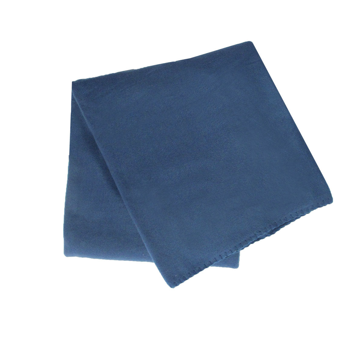 180GSM Extra Large Polar Fleece Throw Blanket 150 × 200 cm Steel Blue
