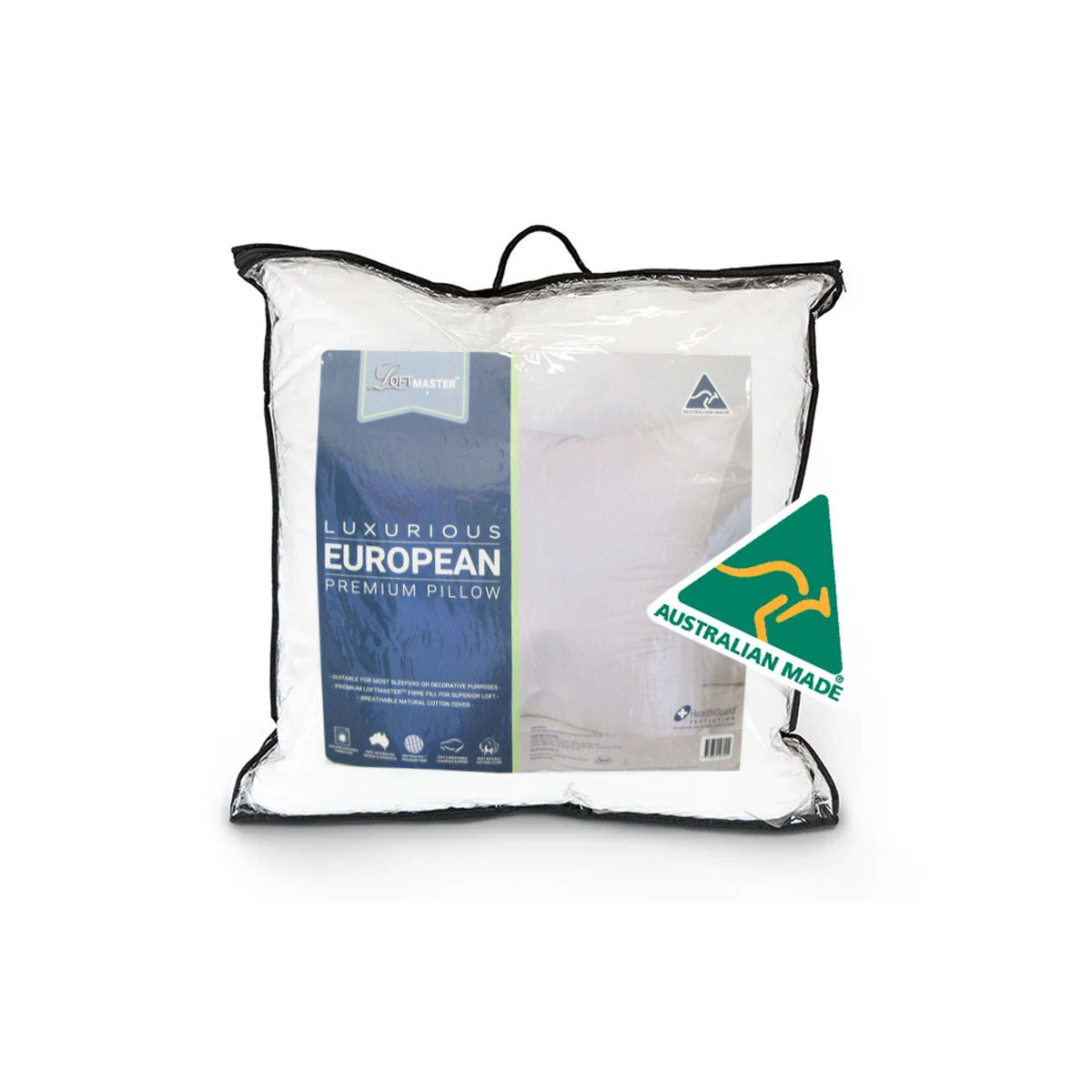 LoftMaster Cotton Cover European Pillow 65 × 65 cm