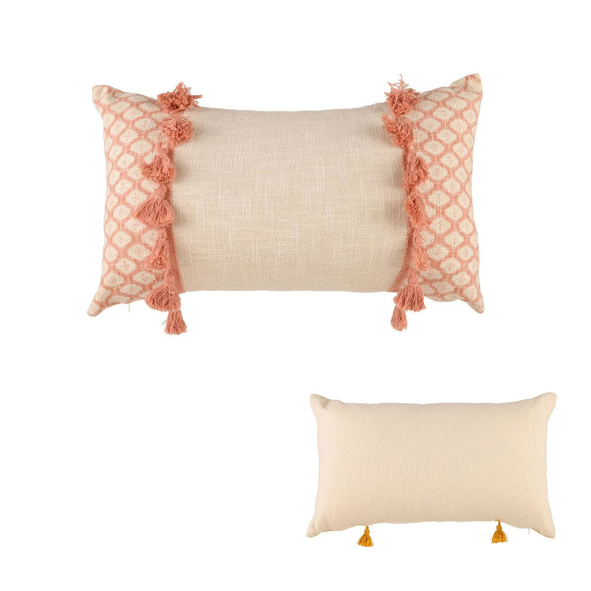 Accessorize Eleni Pink Rectangular Filled Cushion 30 cm x 50 cm