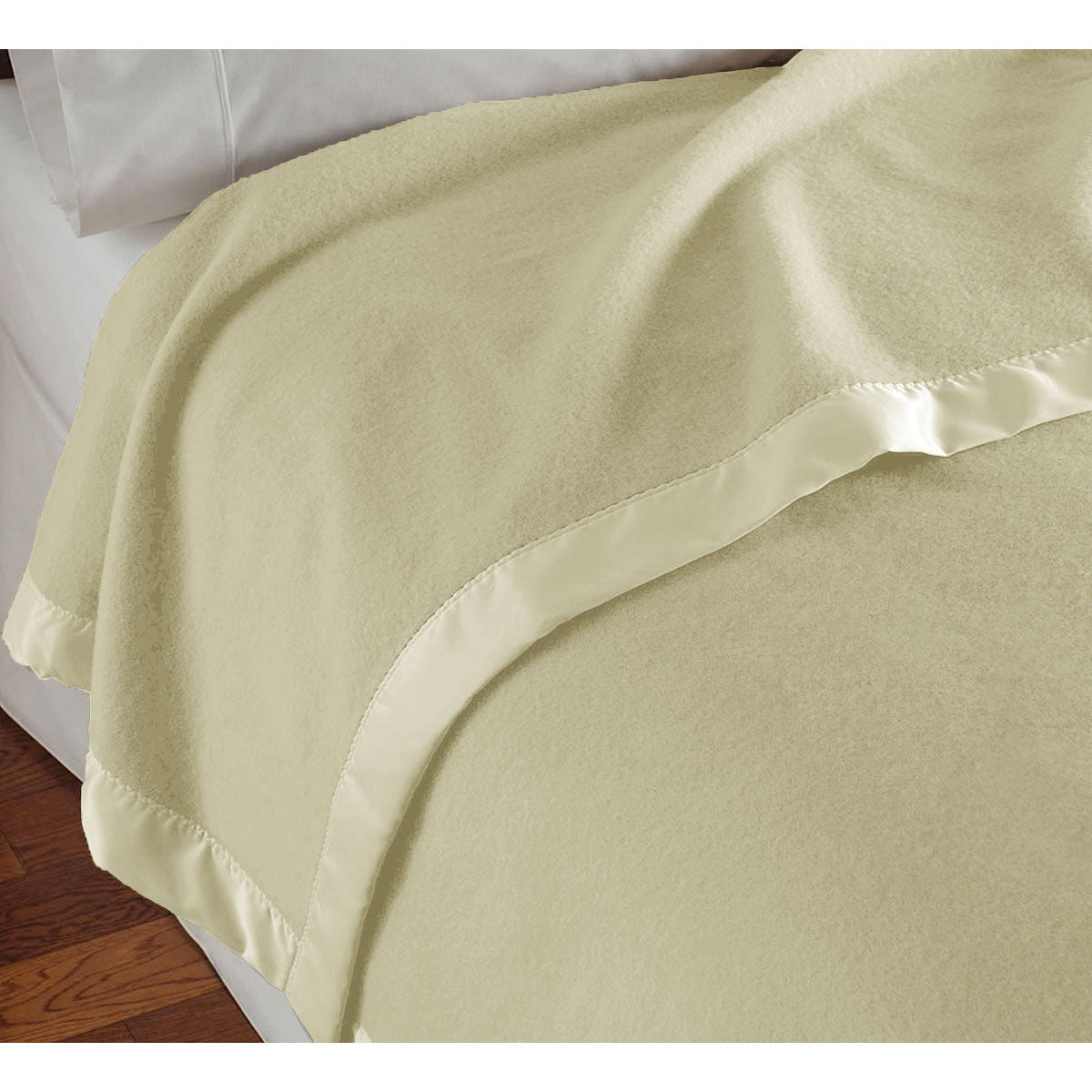 400GSM Wool Blanket Cream Queen