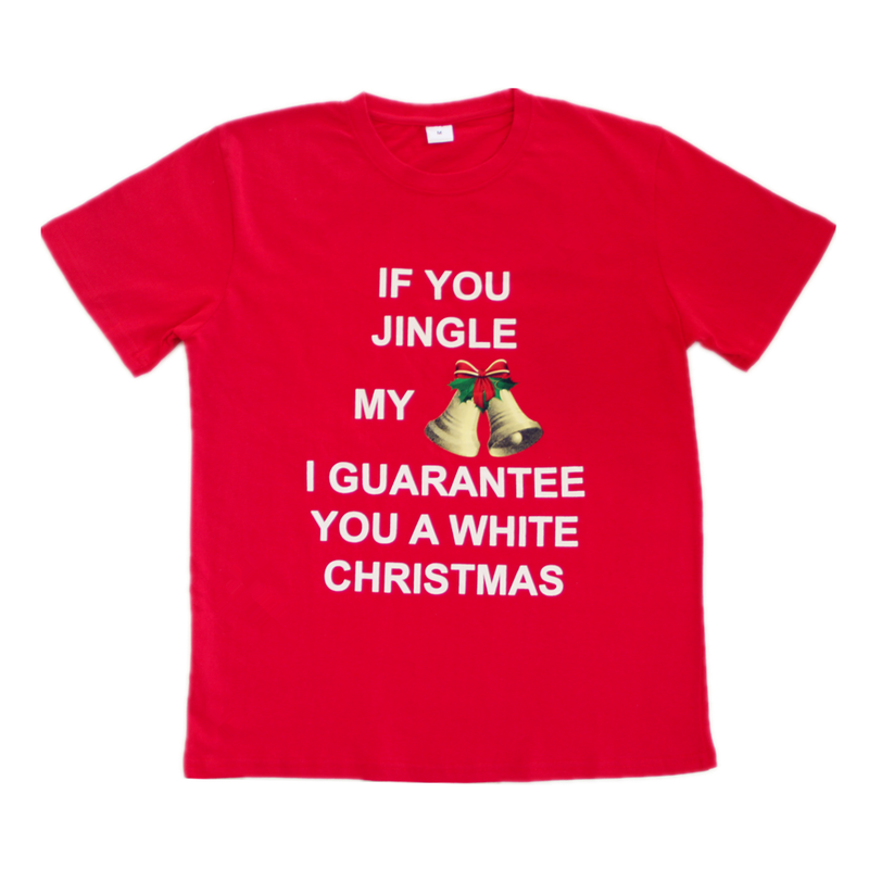 Adult Unisex Cotton Christmas T-Shirt – Jungle, XL