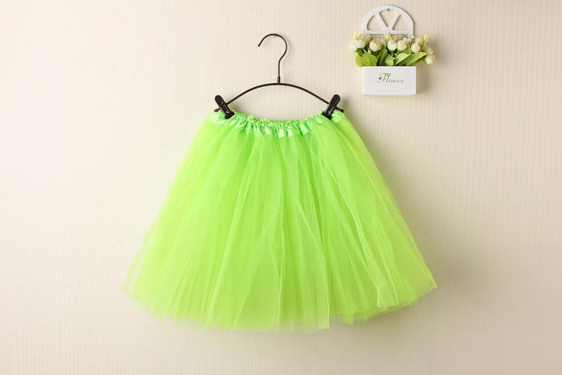 Adult Three-Layer Tutu Skirt – Neon Green