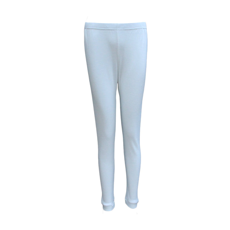 Women's Merino Wool Blend Leggings – Beige, Size 14-16