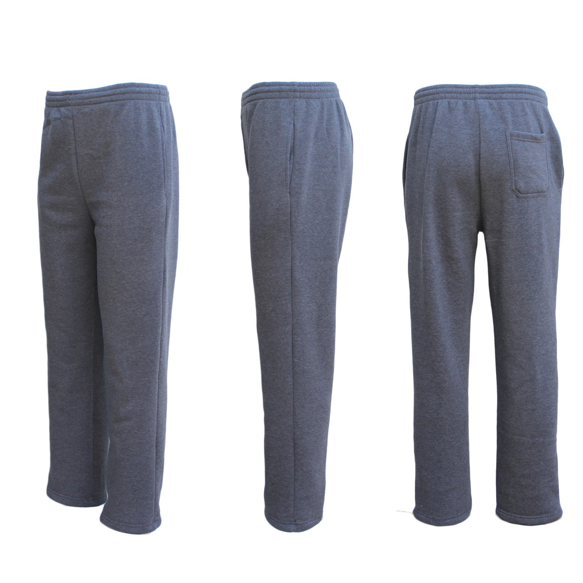 Adult Unisex Fleece-Lined Trackpants – Grey, 4XL