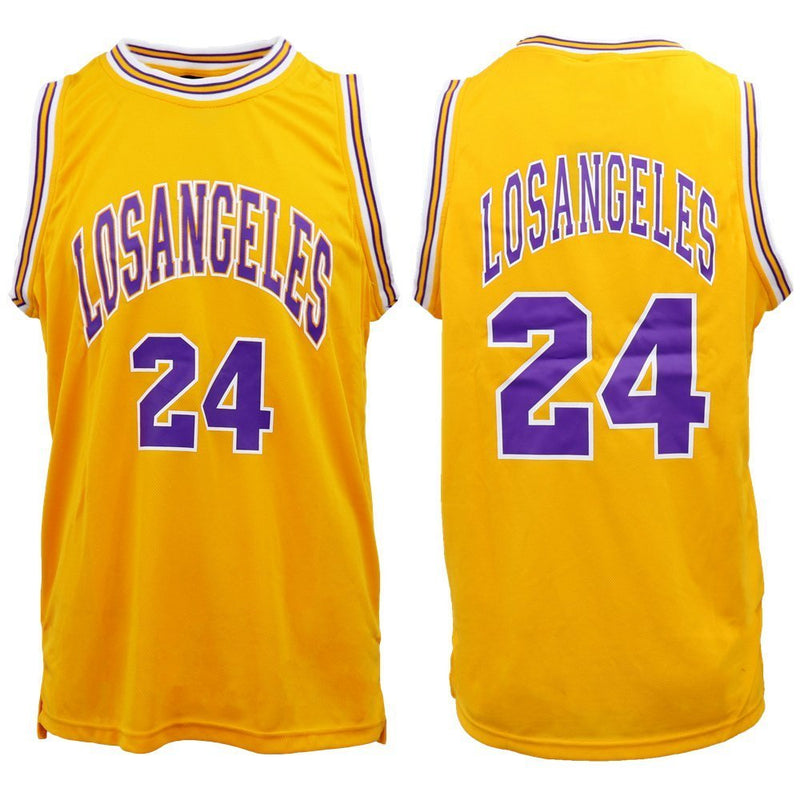 Men’s Basketball Jersey – Yellow - Los Angeles 24, S
