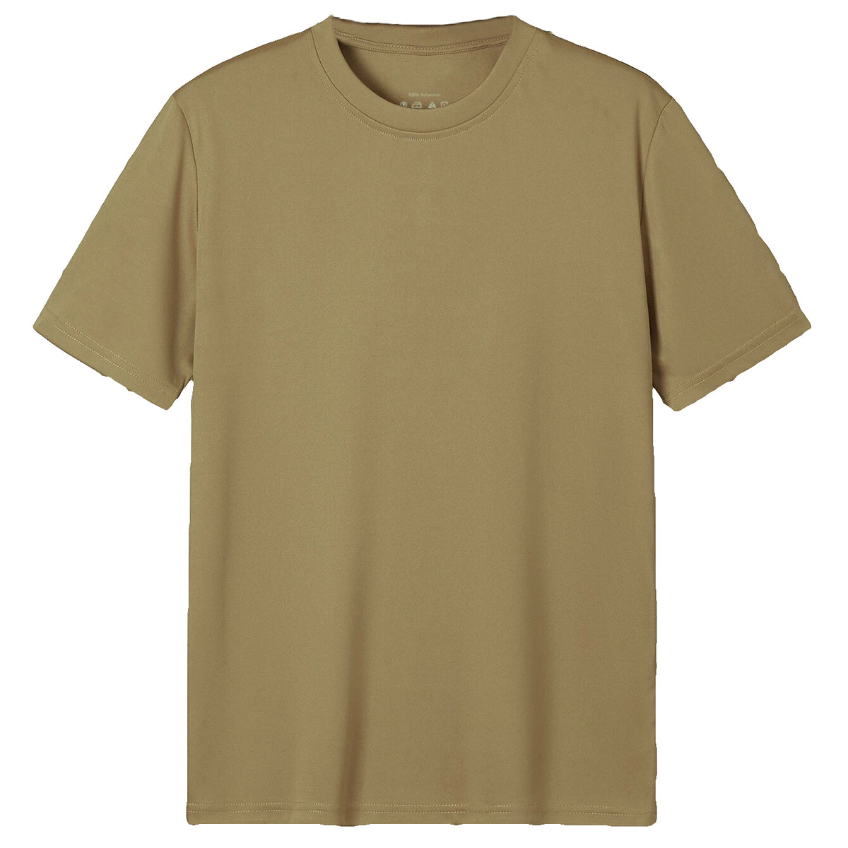 Adult Unisex Plain Cotton Crew-Neck T-Shirt – Copper, XL