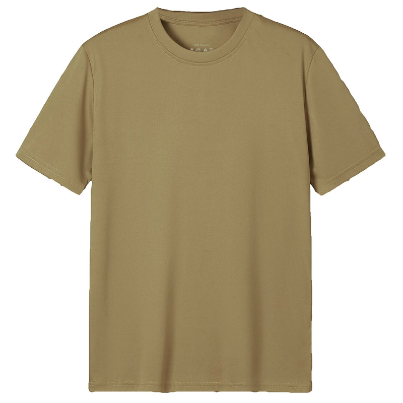 Adult Unisex Plain Cotton Crew-Neck T-Shirt – Copper, XL