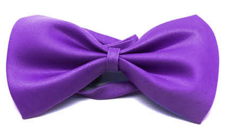 BR Apparel Pre-Tied Bow Tie – Purple