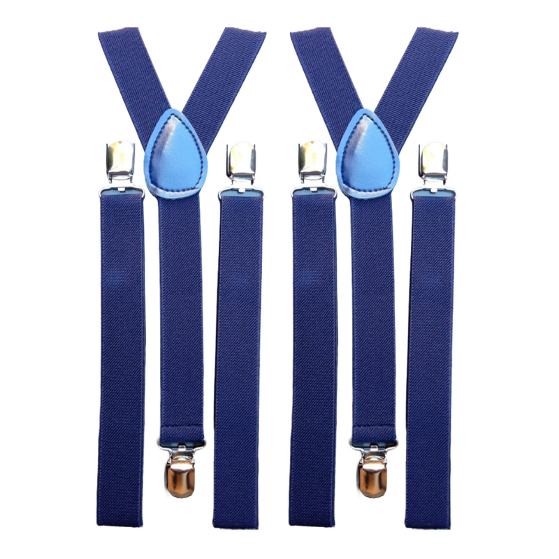 BR Costumes Adjustable Y-Back Braces – Navy Blue, 2-Pack