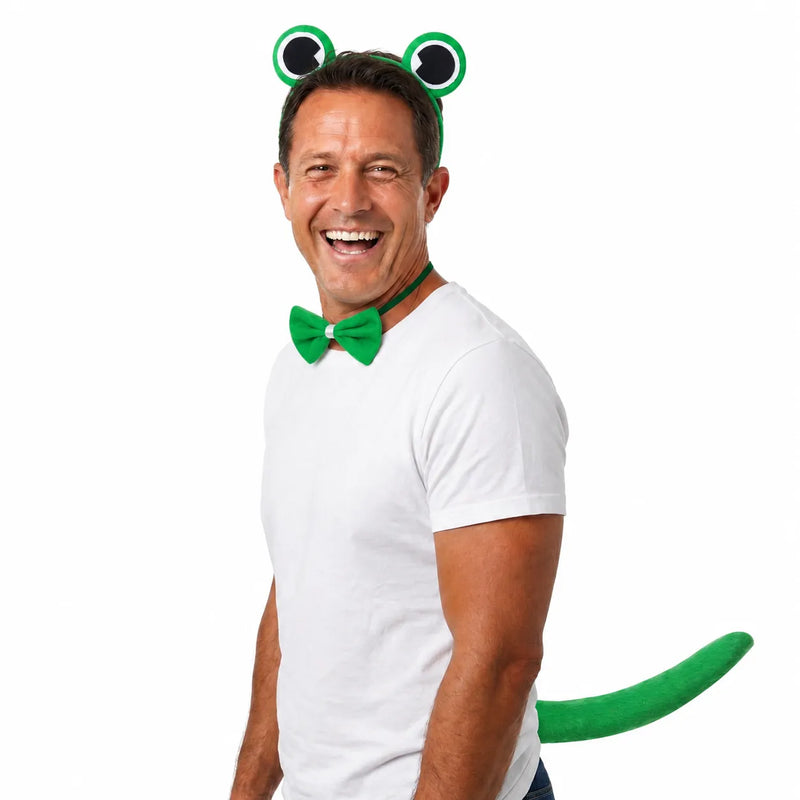 BR Costumes Three-Piece Animal Costume Accessory Set – Green Frog