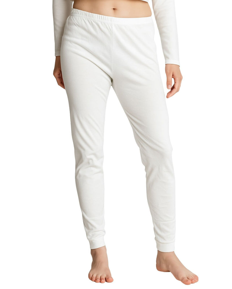 BR Apparel Women's Thermal Leggings – Beige, Size 18-20