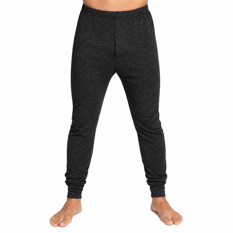 BR Apparel Men's Thermal Long Johns – Black, Size XL