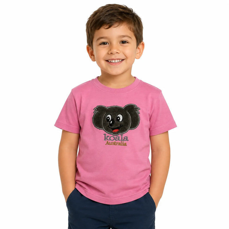 Aussiez Kids T-Shirt – Light Pink, Size 2