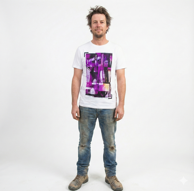 BR Apparel T-Shirt – White, Size S