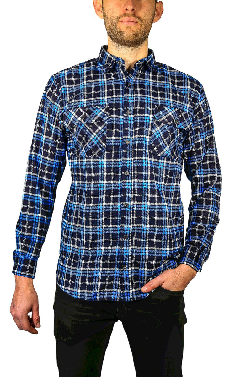 Jacksmith Men's Shirt – Turquoise/Black, Size L