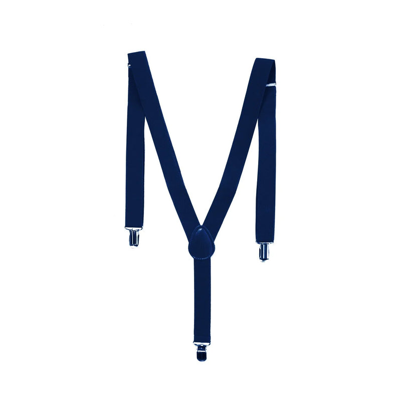 BR Costumes Adjustable Y-Back Braces – Navy Blue