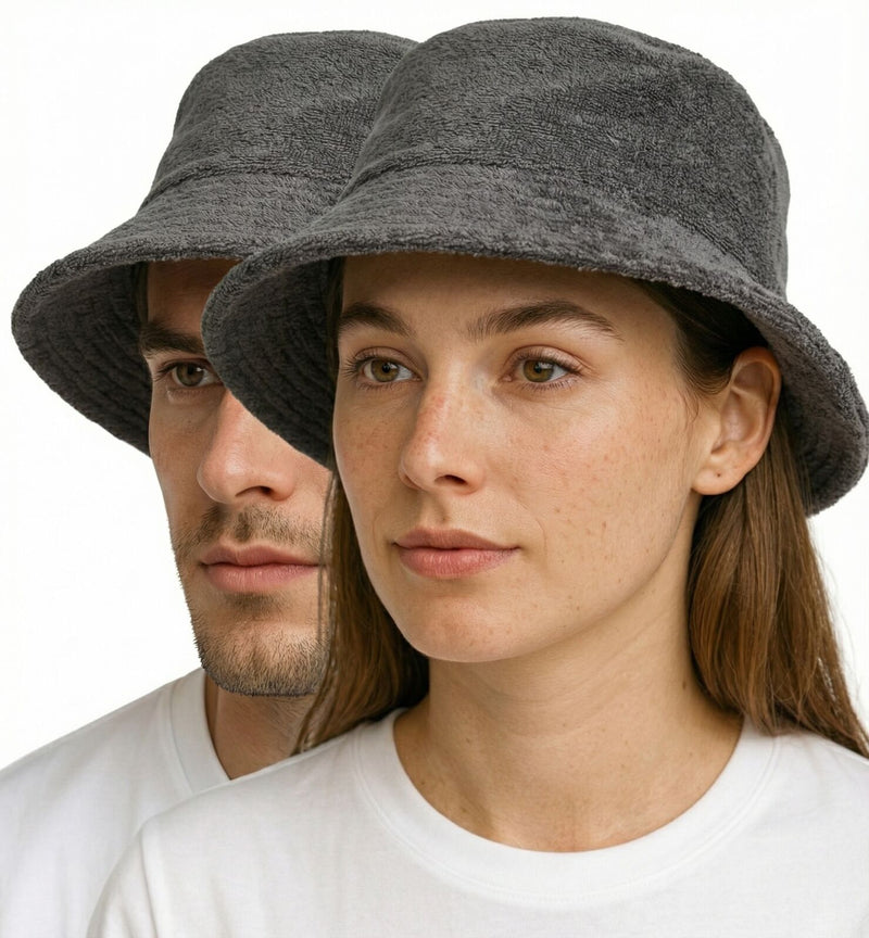 BR Apparel Unisex Bucket Hat – Grey, Size XXL