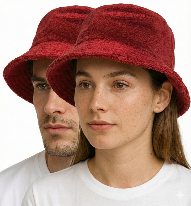 BR Apparel Unisex Bucket Hat – Red, Size L/XL