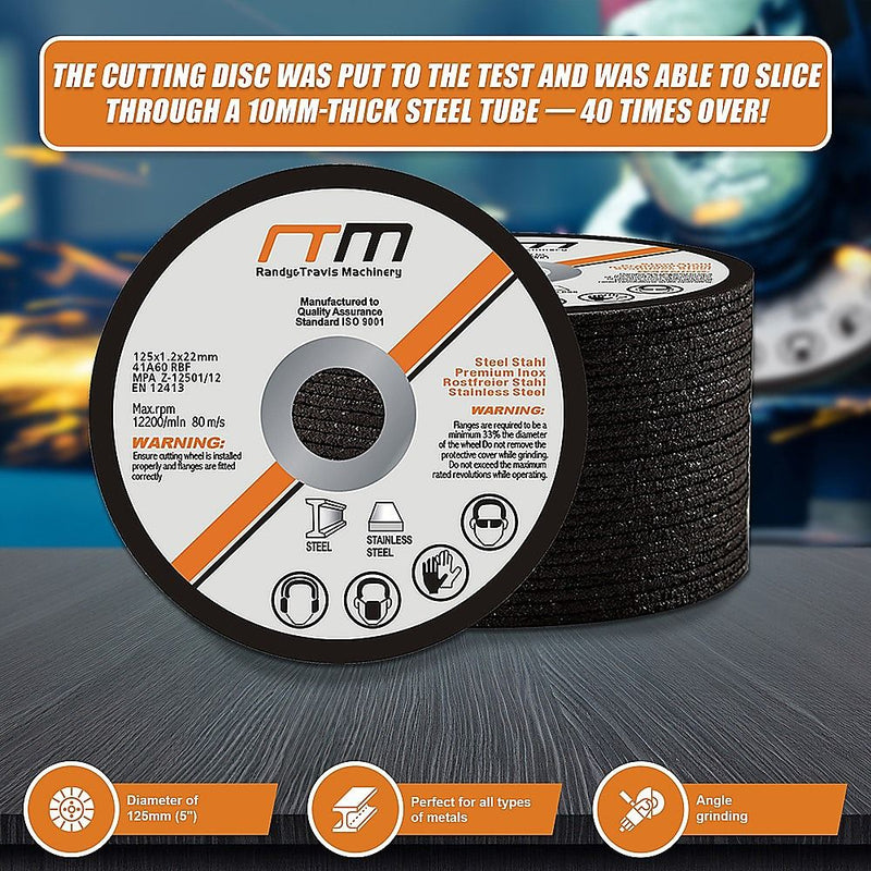 125mm 5" Cutting Disc Wheel for Angle Grinder x25