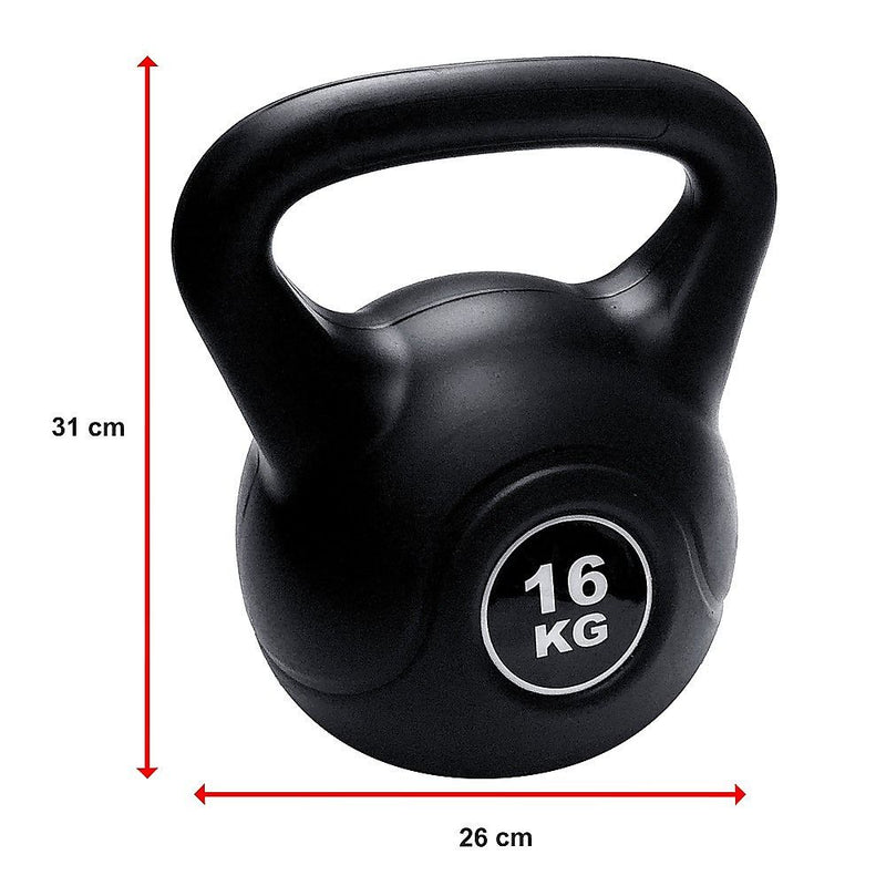 16kg Concrete Kettlebell Weight for Strength Training Home Gym