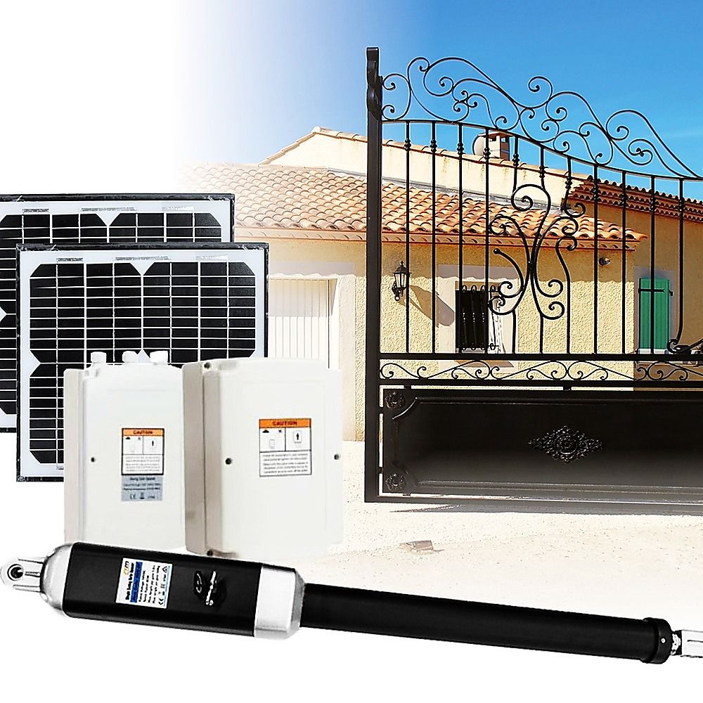 Electric Swing Gate Opener with 20w Solar Kit for Gates up to 500kg