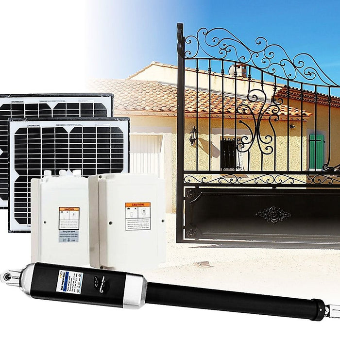 Electric Swing Gate Opener with 20w Solar Kit for Gates up to 500kg