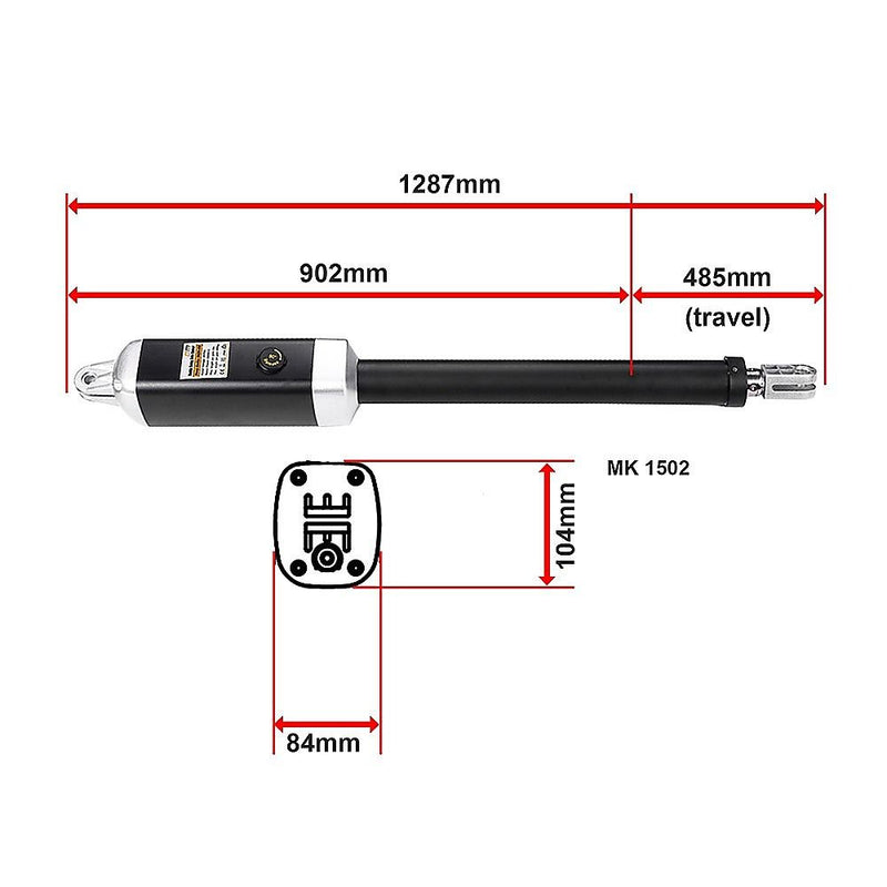 Double Swing Gate Opener – 1200kg Remote Kit Standard