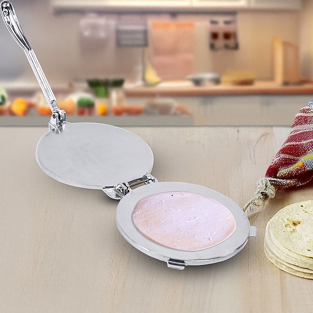 20cm Tortilla Press Flat Bread Maker Taco Roti Chapati Health Food Pastry