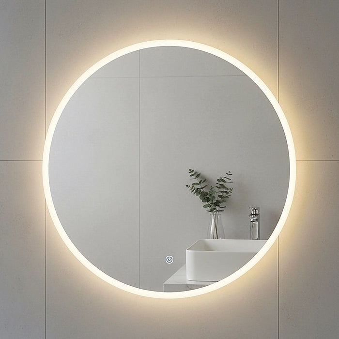 60cm LED Wall Mirror Bathroom Mirrors Light Decor Round